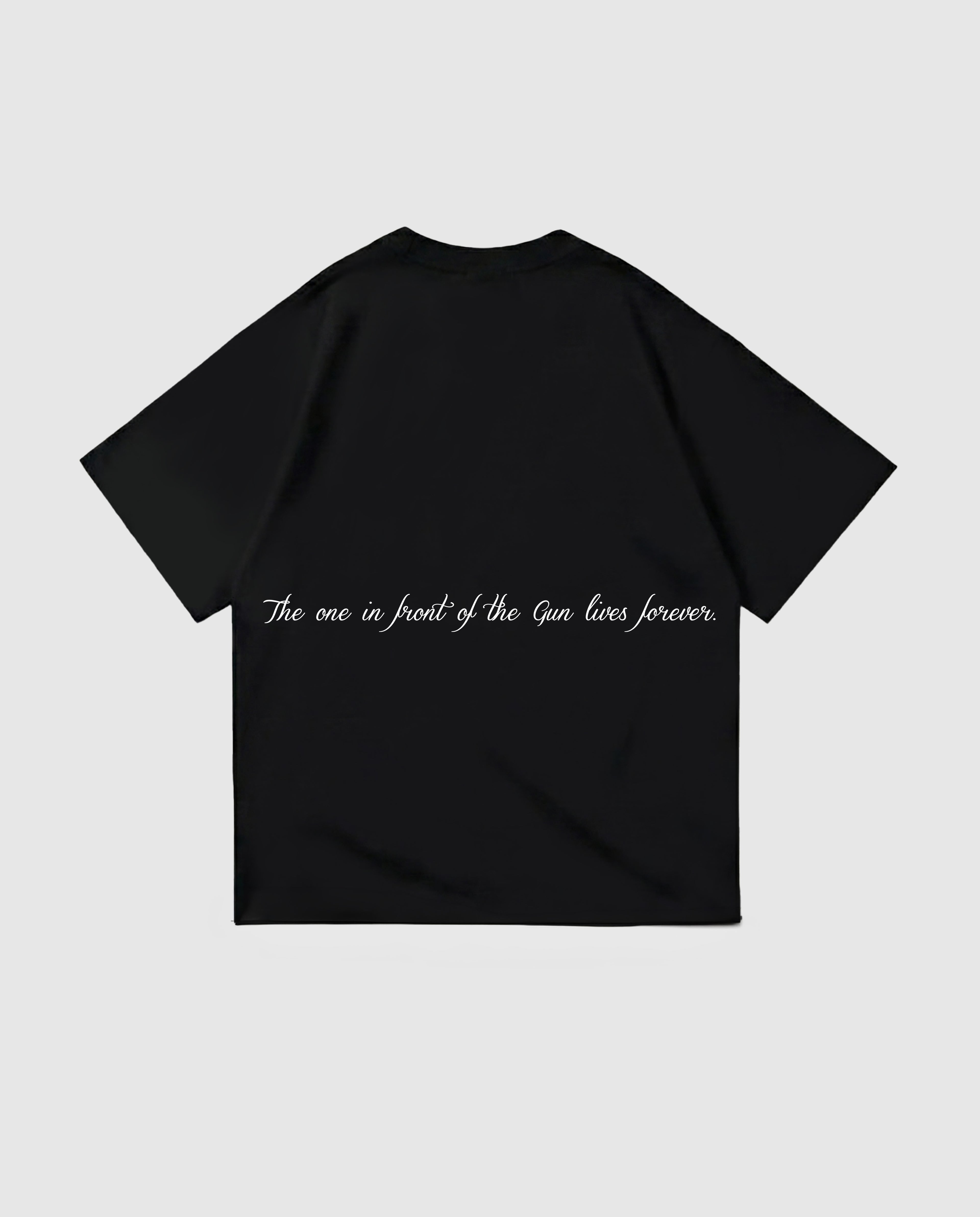 The one in front of the gun