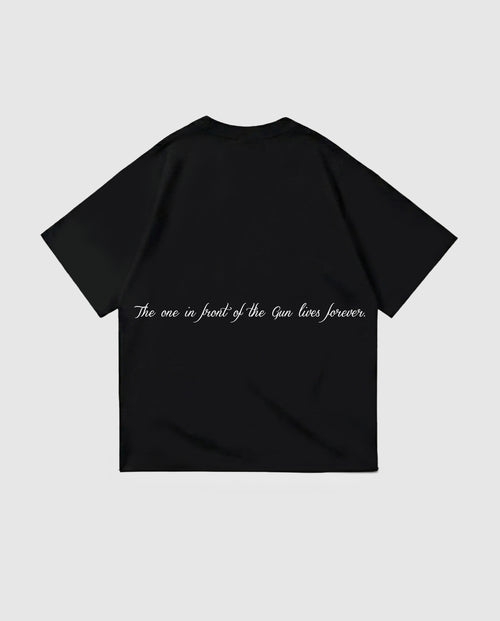 The one in front of the gun